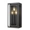 Z-Lite Easton Wall Sconce, 3-Light, 8 In.W x 5 In.L x 16 In.H, Matte Black/Matte Black 3038-3S-MB - alternate 1